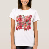 Blumendesign T-Shirt (Vorderseite)