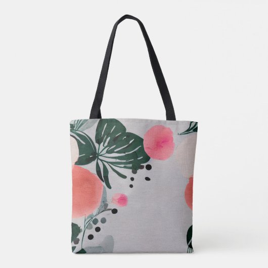 Blumendesign Tasche (Rückseite)