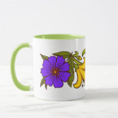 Blumendesign Tasse (Links)