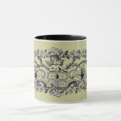Blumendesign-Tasse Tasse (Zentrum)