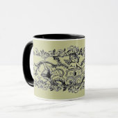 Blumendesign-Tasse Tasse (Vorderseite Links)
