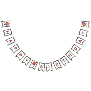 Blumendesign Wimpelkette