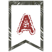 Blumendesign Wimpelkette (Dritte Fahne)