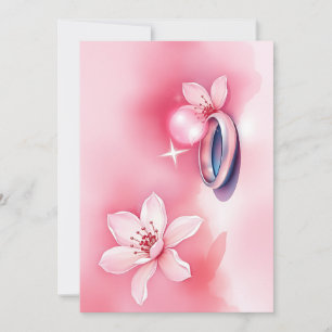 Blumendesign: Zeitlose Schönheit und Eleganz Einladung