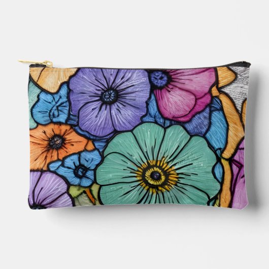 Blumendesign Zubehörtasche (Vorderseite)