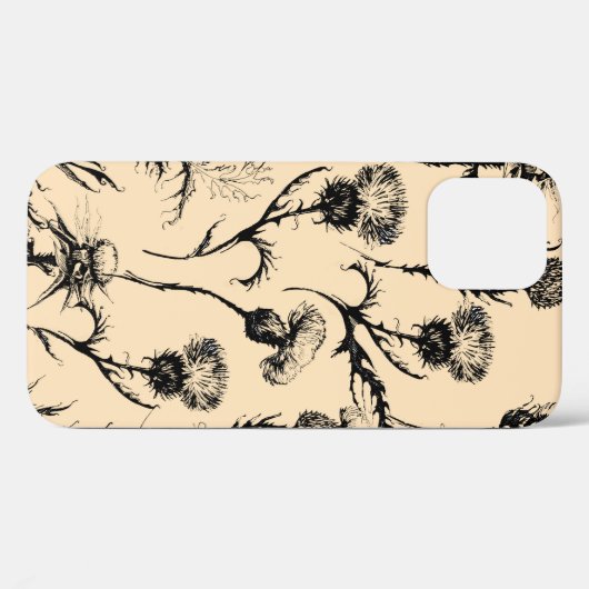 Blumendesign, Zuhause-Dekoration, grafische Gestal Case-Mate iPhone Hülle (Rückseite (Horizontal))