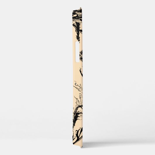 Blumendesign, Zuhause-Dekoration, grafische Gestal Case-Mate iPhone Hülle (Rückseite / Rechts)