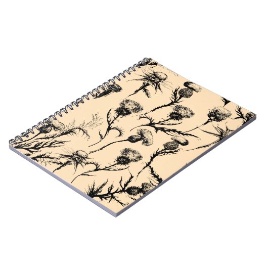 Blumendesign, Zuhause-Dekoration, grafische Gestal Notizblock (Linke Seite)