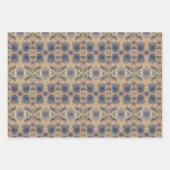 Blumendesigner Gemustert Geschenkpapier Set (Vorderseite 2)