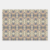 Blumendesigner Gemustert Geschenkpapier Set (Vorderseite)