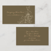 Blumendesigner Visitenkarte (Vorne/Hinten)