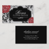Blumendesigner-Visitenkarten Visitenkarte (Vorne/Hinten)