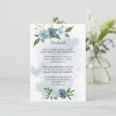 Blumendetails Begleitkarte (Stehend Vorderseite)