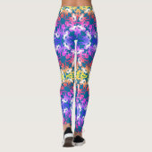 Blumendeutscher Schäfermuster Leggings (Rückseite)