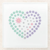 Blumendevotion Glasuntersetzer (Vorderseite)