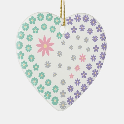 Blumendevotion Keramik Ornament (Rechts)