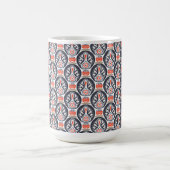 Blumendie türkei-Volkskunst-Muster Kaffeetasse (Mittel)