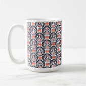 Blumendie türkei-Volkskunst-Muster Kaffeetasse (Links)