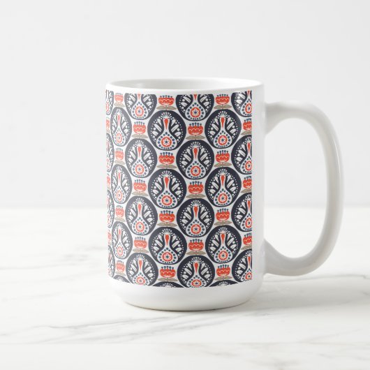 Blumendie türkei-Volkskunst-Muster Kaffeetasse (Rechts)