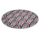 Blumendie türkei-Volkskunst-Muster Schneidebrett (Ecke)