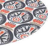 Blumendie türkei-Volkskunst-Muster Schneidebrett (Ecke)