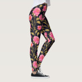 Blumendigitales Musterdesign 24 - Leggings (Rechts)