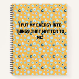 Blumendinge, die wichtig sind notizblock