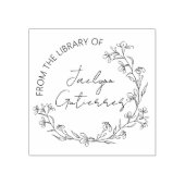 Blumendoodle aus der Bibliothek Gummistempel (Prägung)