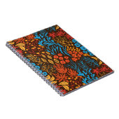 Blumendoodles dunkel notizblock (Rechte Seite)