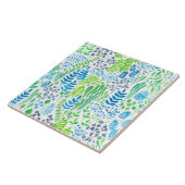 Blumendoodles, weiß fliese (Seite)