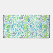 Blumendoodles, weiß schreibtischunterlage (Vorderseite)
