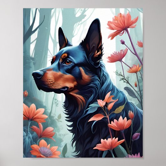 Blumendoster Poster (Vorne)