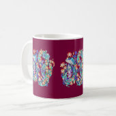 Blumendrache Kaffeetasse (Vorderseite Links)