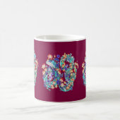 Blumendrache Kaffeetasse (Mittel)