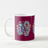 Blumendrache Kaffeetasse (Links)