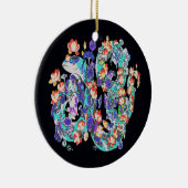 Blumendrache Keramik Ornament (Rechts)