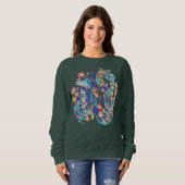 Blumendrache Sweatshirt (Vorne ganz)