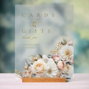Blumendrama Wedding Cards Gifts Blue ID1022 Acrylschild