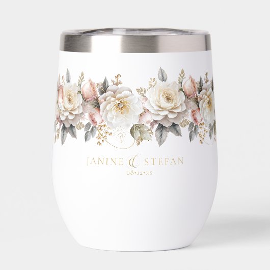 Blumendrama Wedding Charcoal-ID1022 (Rückseite)