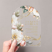 Blumendrama Wedding Transparent Arch ID1022 Acryleinladungen (Insitu (Handheld))