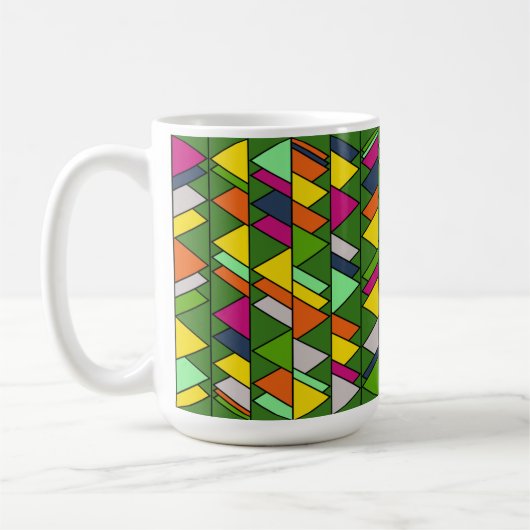 Blumendreiecke Kaffeetasse (Links)