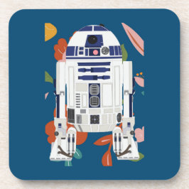 Blumendroid Getränkeuntersetzer