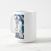 Blumendroid Kaffeetasse (Vorderseite Links)