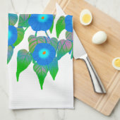 Blumendruck für Frühling und Sommer Geschirrtuch (Viertel Falte)