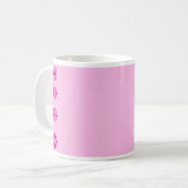 Blumendruck Kaffeetasse (Vorderseite Links)