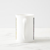 BLUMENdruck-KNOCHEN-CHINA-TASSE Porzellantasse (Rückseite)