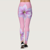Blumendruck Leggings-Elegant & stilistische Aktive Leggings (Rückseite)