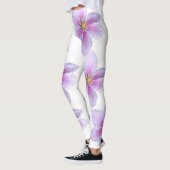 Blumendruck Leggings-Elegant & stilistische Aktive Leggings (Links)