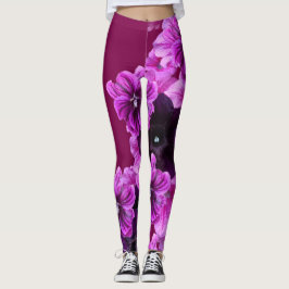 Blumendruck Leggings-Elegant & stilistische Aktive Leggings