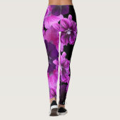 Blumendruck Leggings-Elegant & stilistische Aktive Leggings (Rückseite)